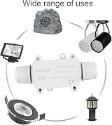 Elezenioc IP68 Waterproof Junction Box 2 Way M20 Gland White 5-15mm view 5