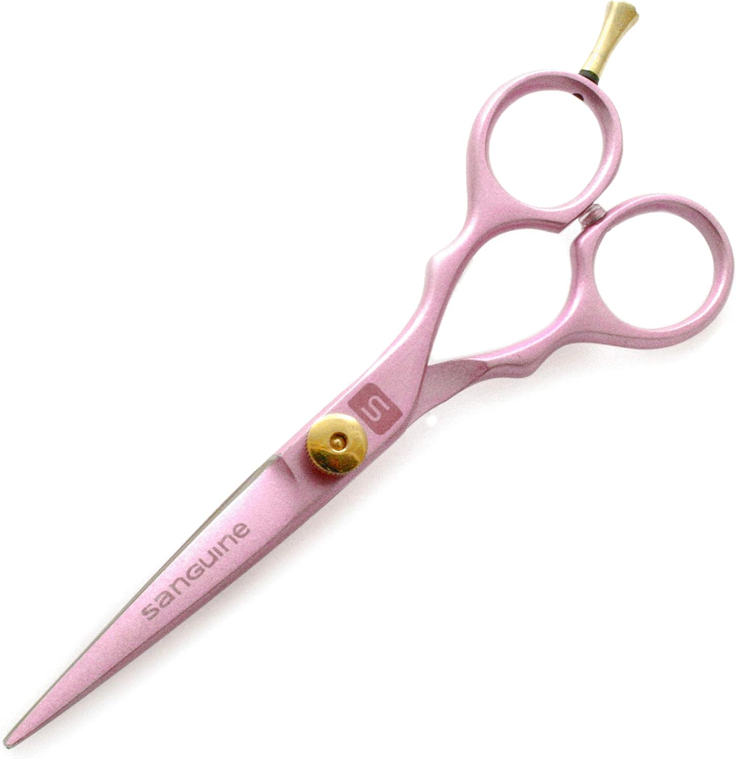 pink hair cutting shears