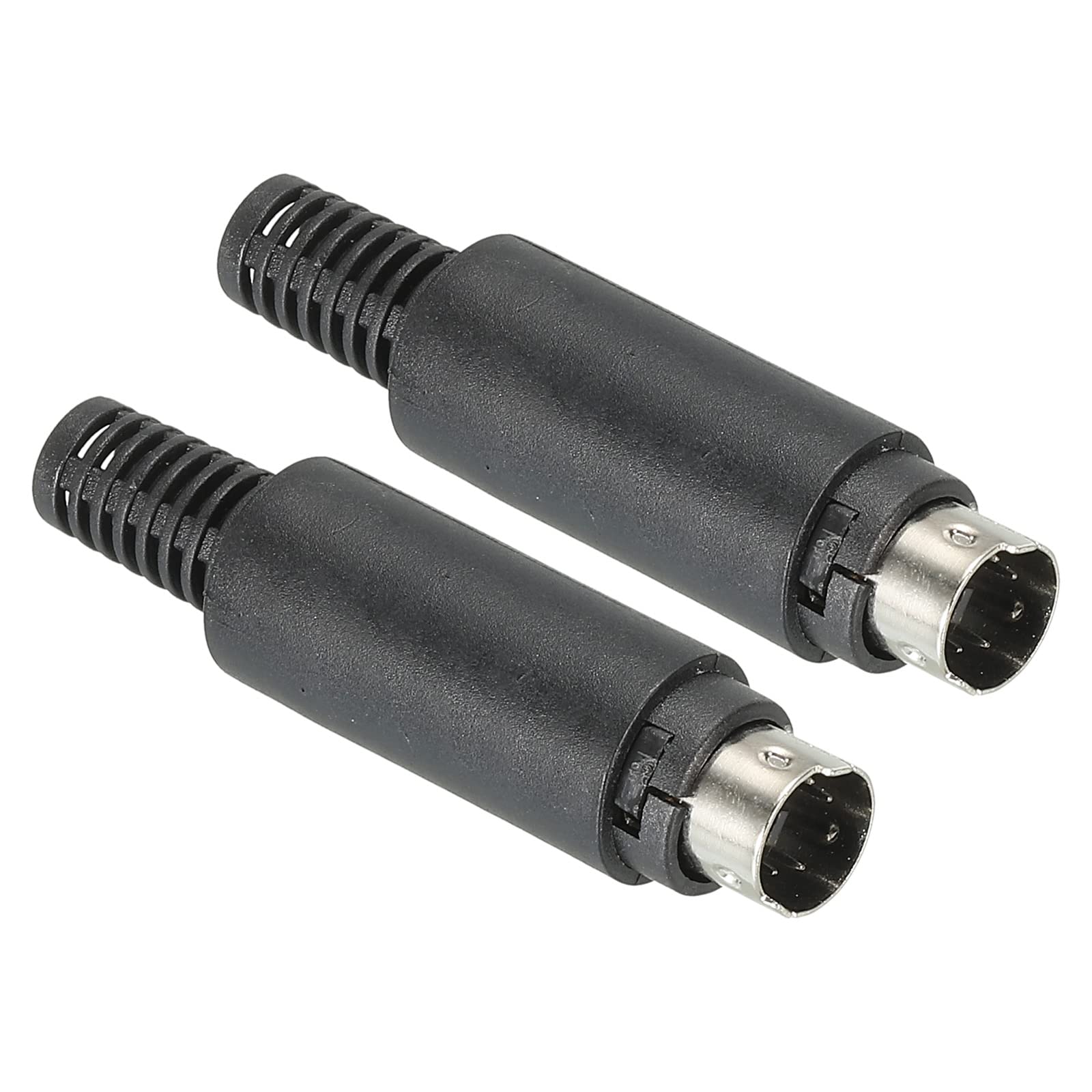 PATIKIL S-Video DIN Mini Male Socket 4 Pin Signal Transmission for TV, DVD Player Pack of 2 — image 1