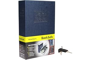 SEPOX® Ultimate Diversion Safe Book Box, Lock Box with Key - Large Sized Blue Dictionary - Ideal for Safeguarding Money, Jewelry, and Valuables - Perfect for Dorms & Homes