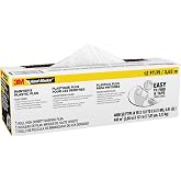 Hand-Masker 3M Painter's Plastic Plus MFB-12, 12 ft x 400 ft x .31 mil | Masking Film, Protects Surface From Paint Splatters, Drips, Roller Mist or Spray, Lacquer and Solvent Resistant