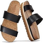 Project Cloud Womens Sandals - Premium Cork Insole Insole Shoes for Women Lightweight and Non Slip Beach Sandals for Women 2026