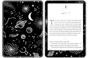 DAUROTA Sticker Skin Decal for Kindle, Full Wrap Protective Vinyl Sticker for Kindle Paperwhite (12th Generation) and Colorsoft Signature (2024 Release)- Space