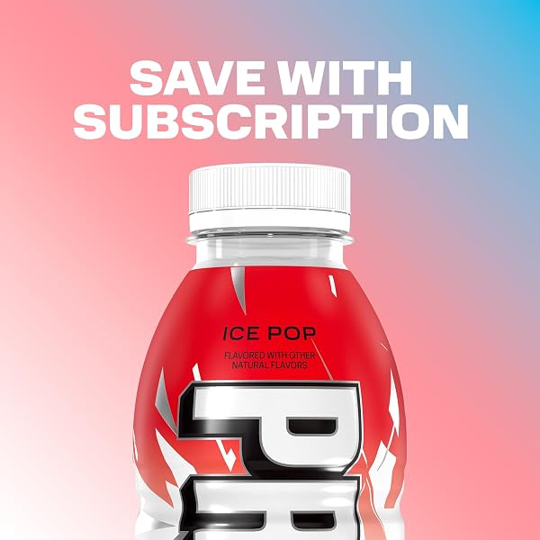 PRIME ZERO ICE POP, SUGAR FREE SPORTS DRINKS, ELECTROLYTE ENHANCED TO REPLENISH FLUIDS, B VITAMINS, ANTIOXIDANTS, LOW CALORIE, MADE WITH NATURAL FLAVORS, 16.9 FL OZ 12 PACK