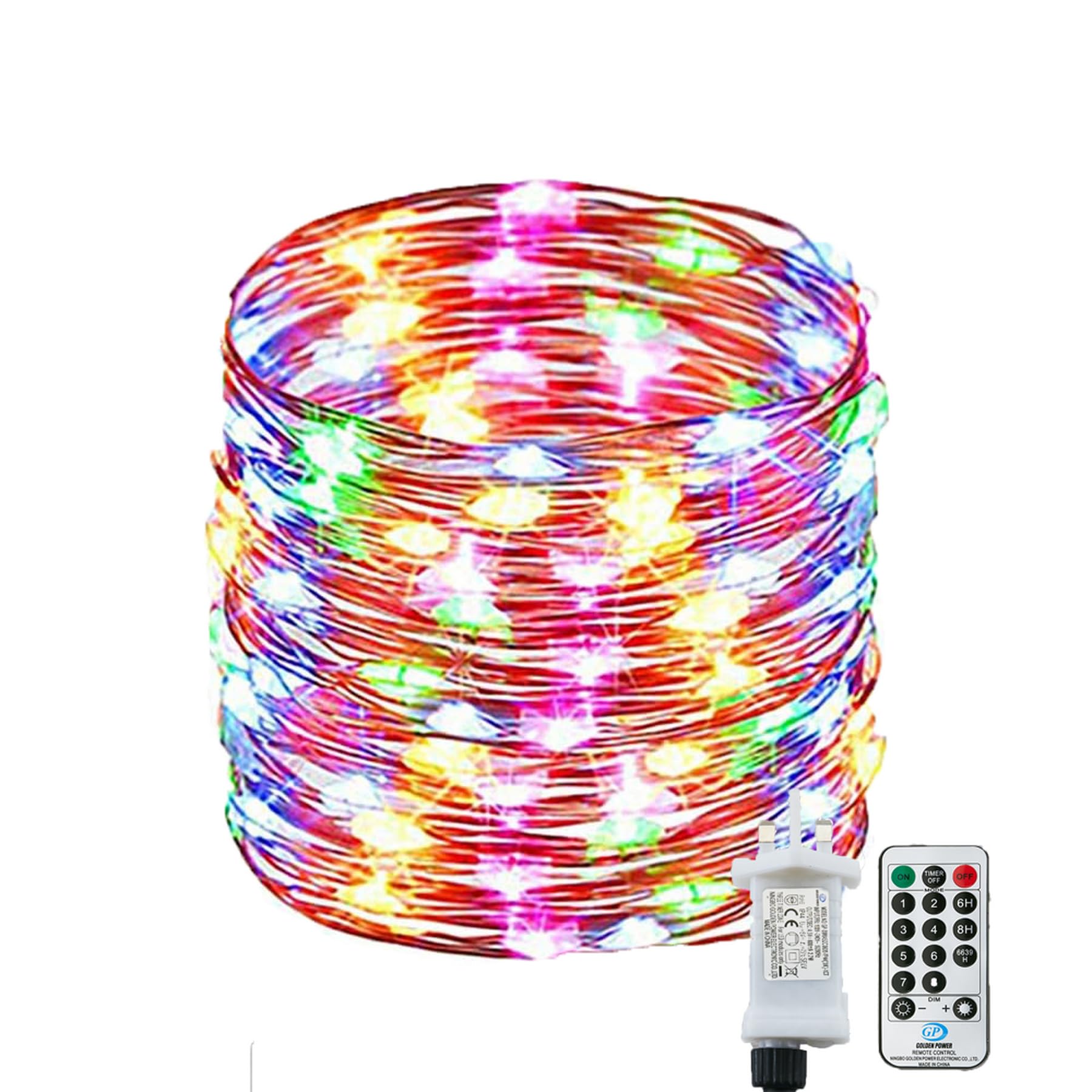 Lezonic 220 LED Fairy Lights Mains Powered, 22M 72Ft String Lights Plug in with 8 Modes, Fairy Lights for Bedroom Christmas Fairy Light for Indoor/Outdoor Wedding Party Decoration(Multi-Colored)