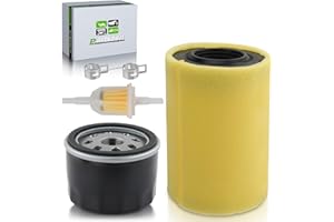 partszen D130 Air Filter Oil Filter for John Deer D140 D105 E130 D110 E140 D100 D125 E150 46’’ 48’’ Mower w/ 17.5hp 19.5hp 20