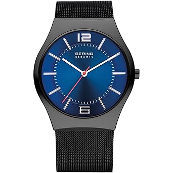 BERING Herren-Armbanduhr Analog Quarz Edelstahl 32039-447