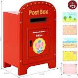 SOKA Wooden Elephant Post Box Toy Montessori Colors Shapes Numbers Pretend Play view 3