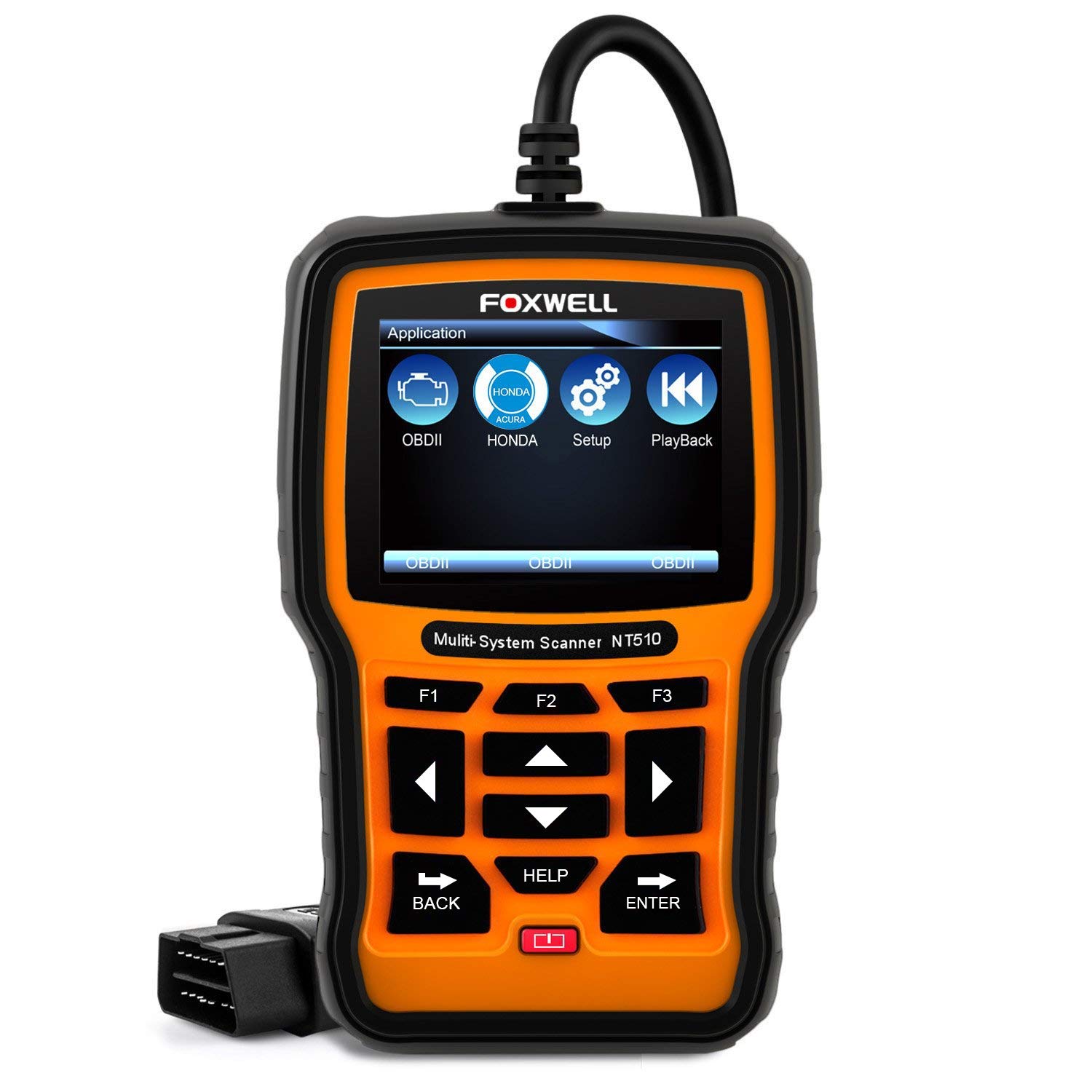 Amazon.com: FOXWELL NT510 OBD2 Scan Tool for Honda Acura All System  Diagnostics with ABS, Airbag and Oil Service Light Reset: Automotive