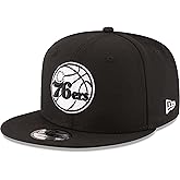New Era NBA 9FIFTY Black White Adjustable Snapback Hat Cap One Size Fits All