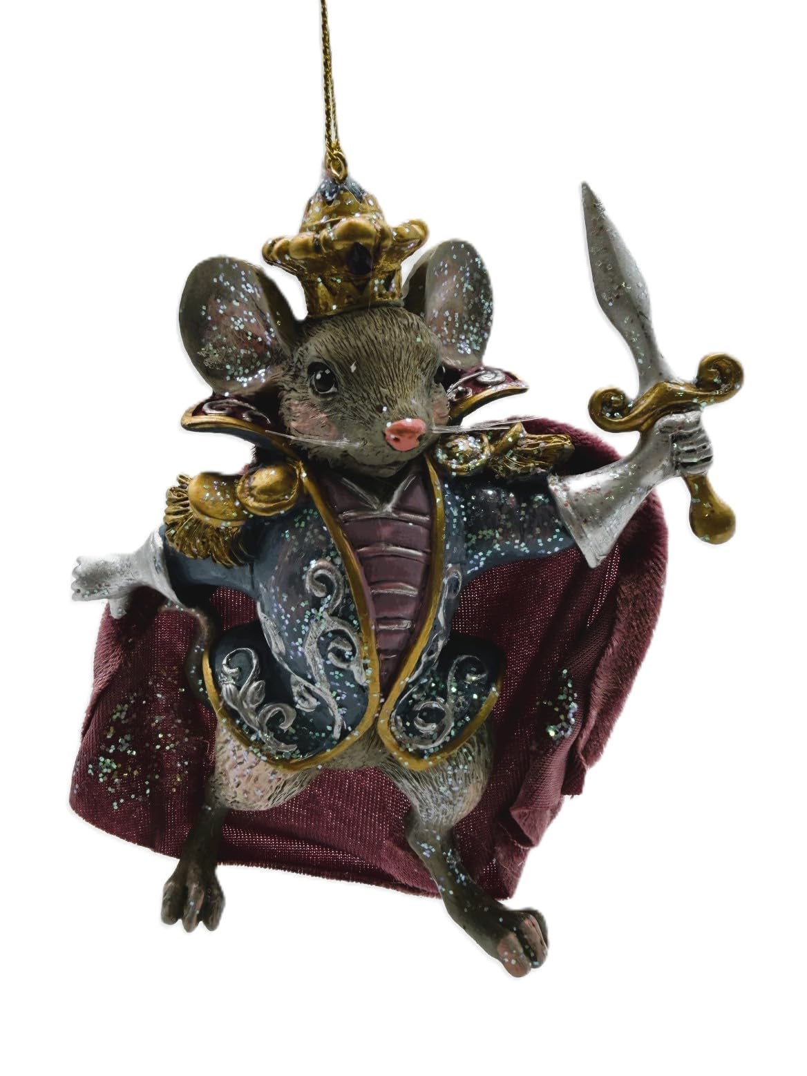 Photo 1 of *MINOR DAMAGE - USED*
Kurt S. Adler Nutcracker Suite Mouse King Christmas Ornament E0426M