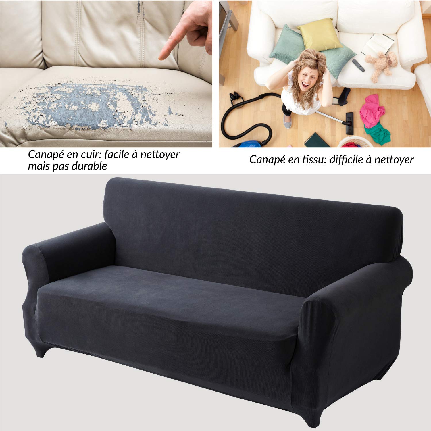 Revêtement De Canapé Bedsure Housse De Canapé 2 Place Avec