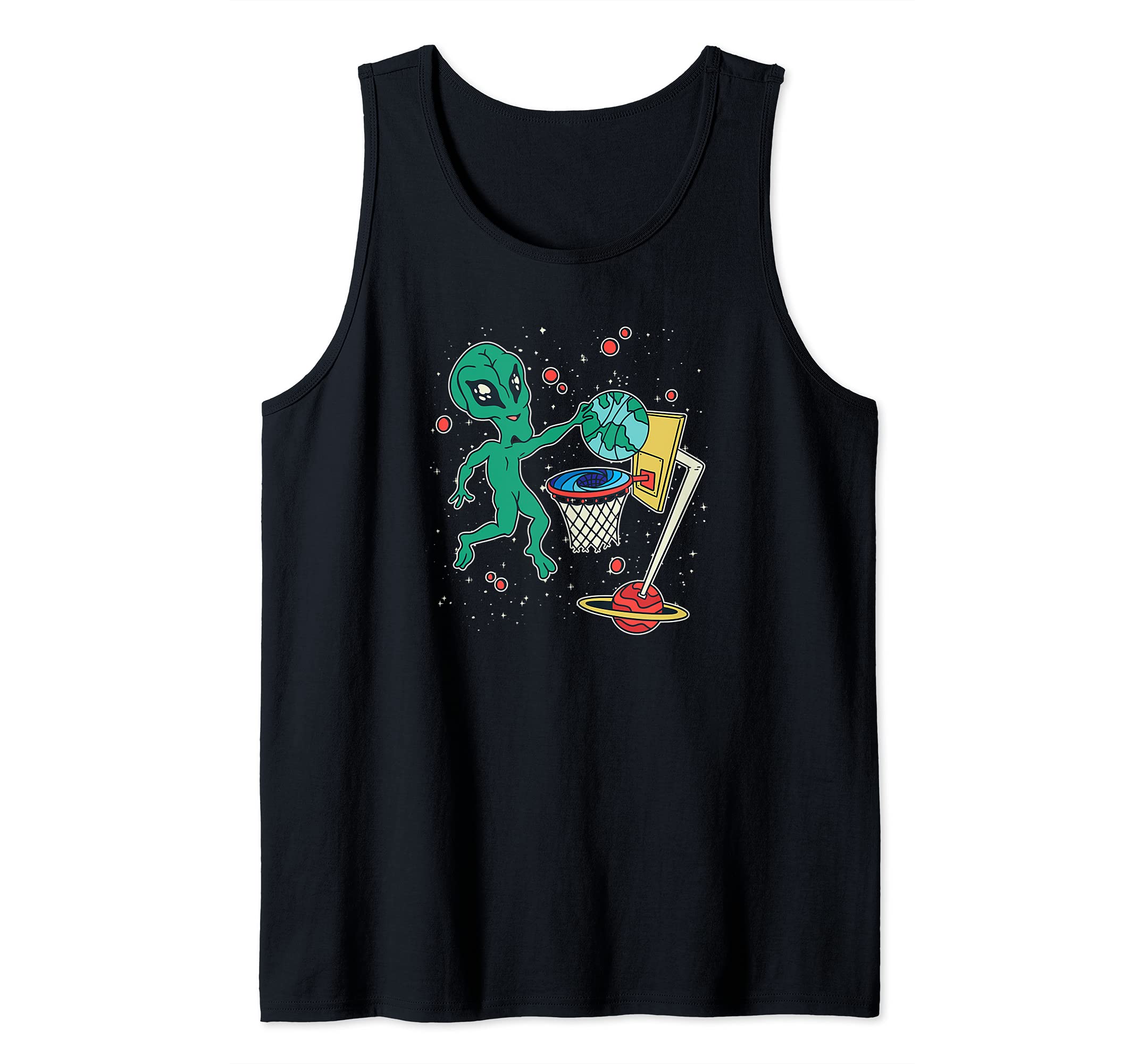 Alien playing basketball Tank Top