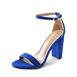 DREAM PAIRS Women's Hi-Chunk High Heel Pump