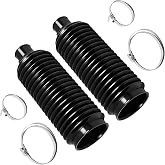 ECCPP - 2PCS Tie Rod Boot Fit for Toyota for 4Runner 96-02 for Tacoma 95-04 | Rack &amp; Pinion Steering Boot Kit w/ Bellows Ties Clamp &ndash; Waterproof Dustproof Silicone, Durable Protection