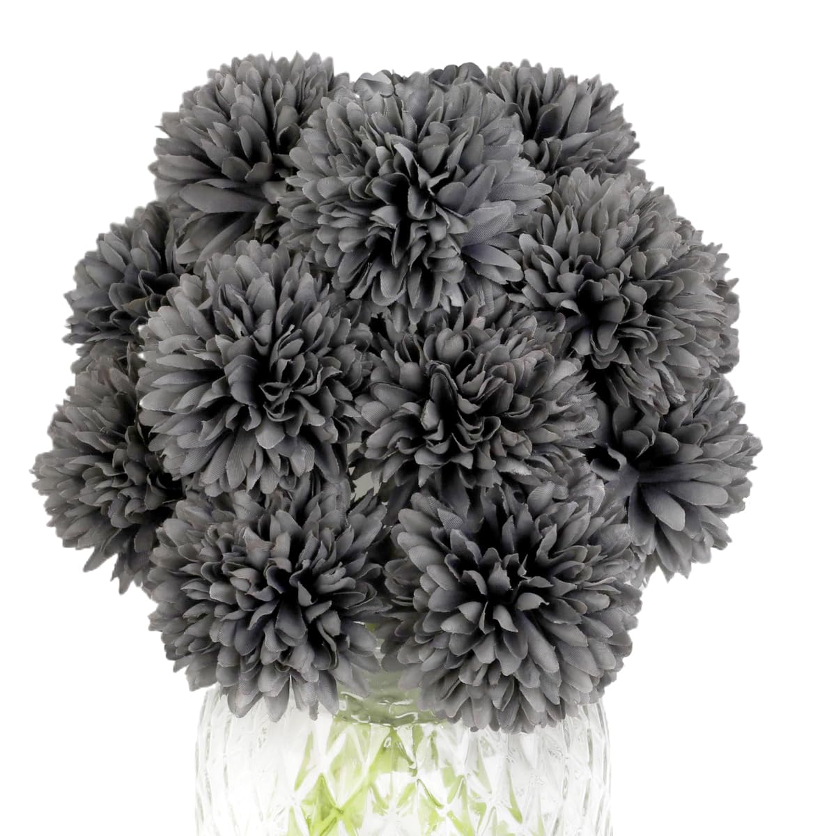 Jim`s Cabin Artificial Silk Flower Bouquet Wedding Home Decor (Grey)