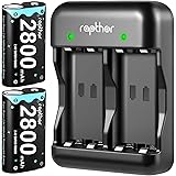 2800mAh Controller Battery Pack for Xbox One/Xbox Series X/Xbox One S/Xbox One X/Xbox One Elite, Rapthor 2 x 2800mAh High Pow