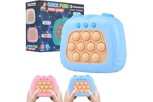 Fast Push Game Bubble Game Fidget Sensory Toy Bubble Game for Stress Relief and Fun Gift for Boys & Girls Ages 3-12, Ideal To