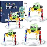 STEM Doodling Robot Kit - 4 Pack Robot Building Toys for Kids 6-8, Educational Science Craft Kits, Classroom Kids Activities 