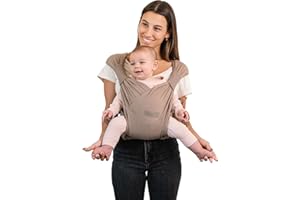 Moby Duet Baby Carrier for Infant to Newborn (8-33lbs), Three Adjustable Carrying Positions & Customizable Seat, Snug & Secure Child Wrap Carrier, Comfortable & Designed for Perfect Fit (Sparrow)