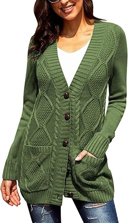 pink long sleeve cardigan