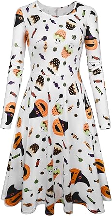 long sleeve skater dress amazon