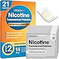 Nicotine Patches to Help Quit Smoking, Stop Smoking - Delivered Over 24 Hours Nicotine Transdermal System to Stop Smoking Aids That Work (Stop Smoking 14mg [Step 2])