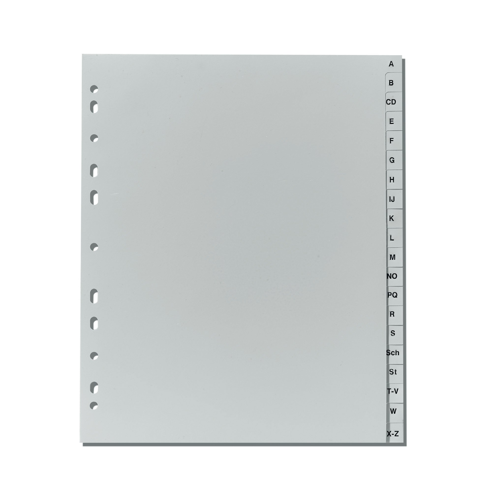 Herlitz 10901718 A-Z 24 x 29.7 cm, Extra Wide, Polypropylene, Euro A-Z