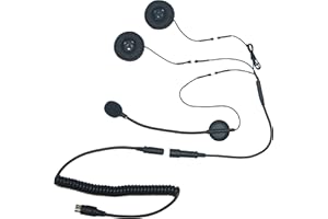 iMC Motorcom HS-H110P Full-Face Helmet Headset for 7 Pin Harley Davidson Audio Systems