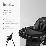 Silver Cross Gourmet Highchair Baby Chair Portable Newborn to 3 Years Black view 2