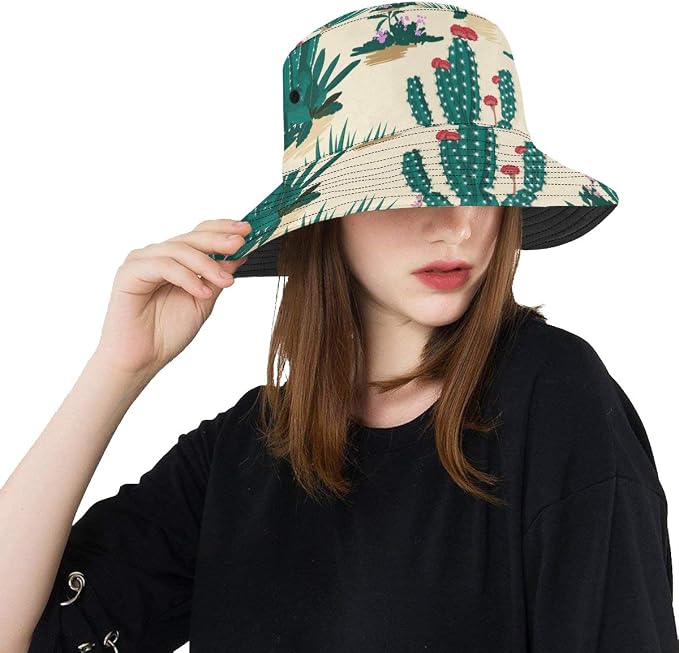 2 Chapeaux De Pêche Pliables - Protection Soleil Homme Femme - Mentonnière Réglable Safari Randonnée