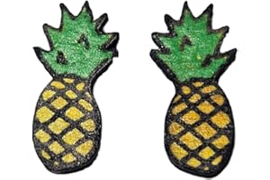 Handcrafted Earring Pineapple, Wood Stud Earrings, 925 Silver, Eliakim Design, Handmade in Quebec - with giftbox