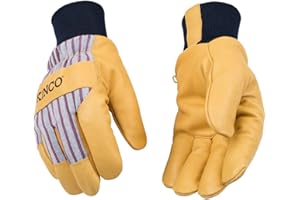Kinco - Premium Leather Work and Ski Gloves, Heatkeep Insulation