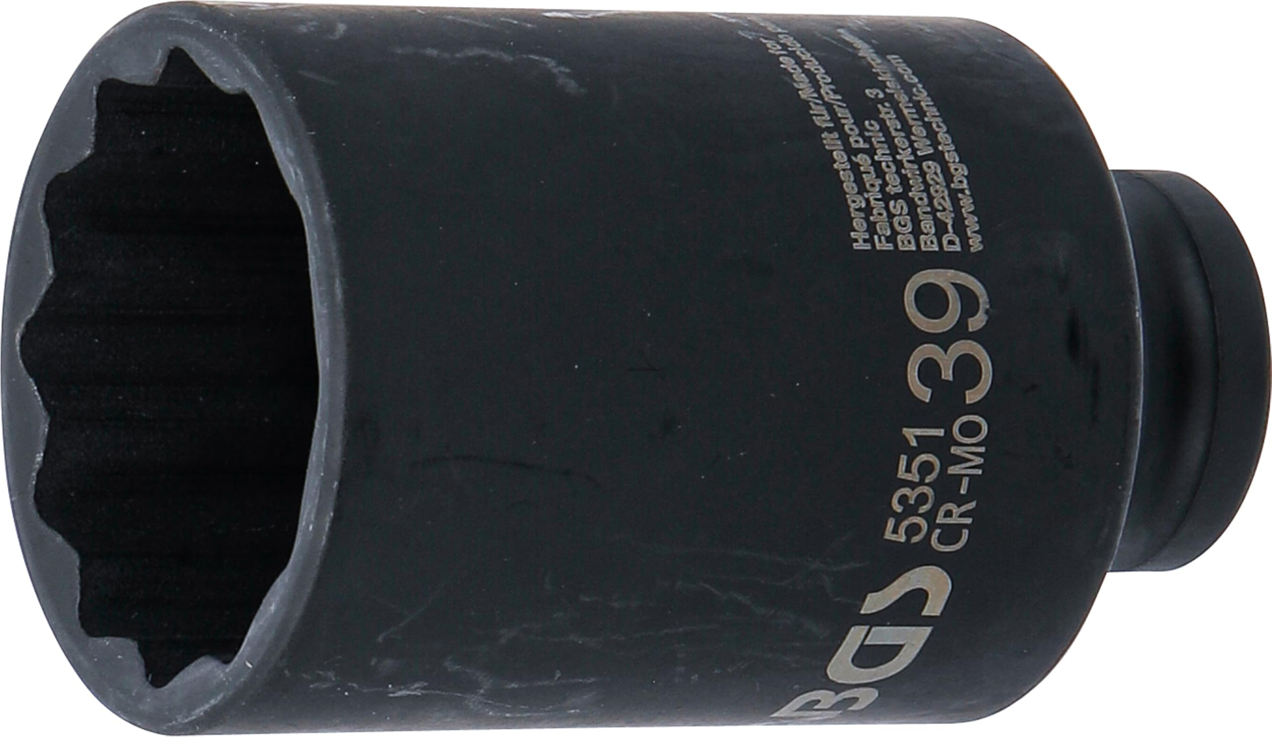 BGS 5351 | Impact Socket, 12-point | 12.5 mm (1/2") Drive | 39 mm