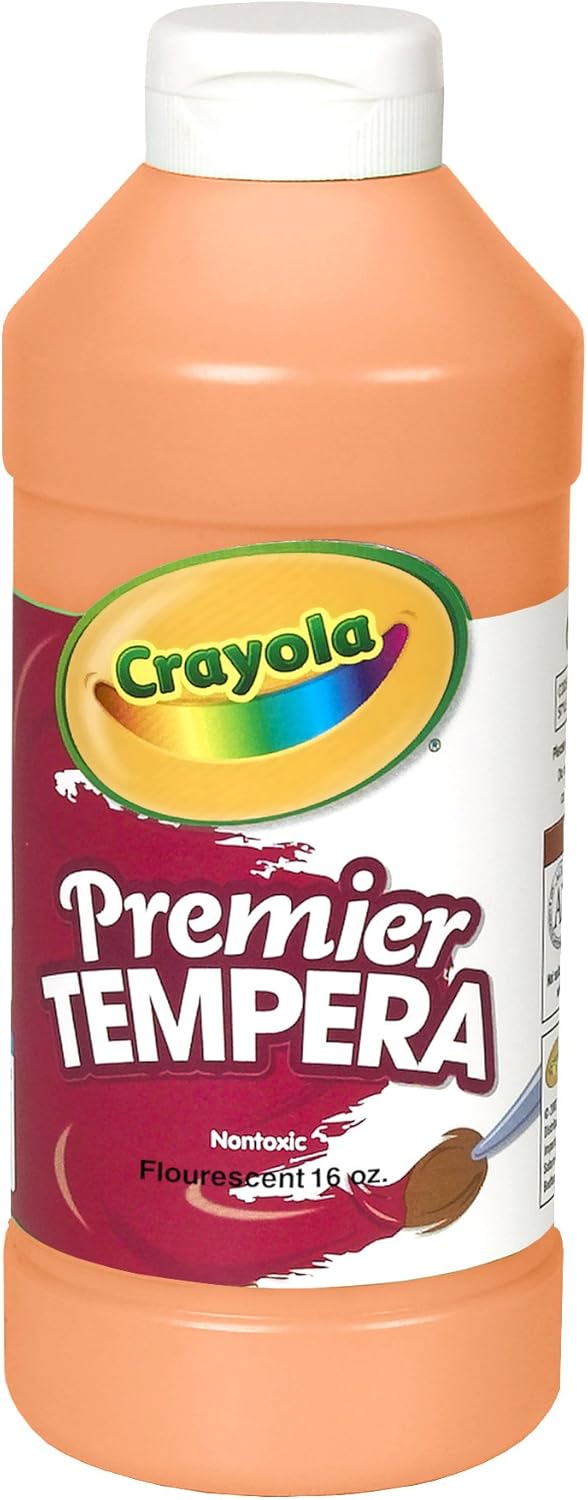 Crayola Fluorescent Paint 16-Ounce Plastic Squeeze Bottle, Ele Countric Blue: Toys & Games