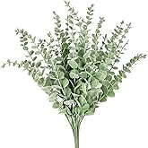 DomeStar 30PCS Artificial Eucalyptus Stems, 15" Fake Greenery Branches Bulk, Lifelike Eucalyptus Leaves for Wedding Bouquets, Table Centerpieces, Wreath DIY Crafts