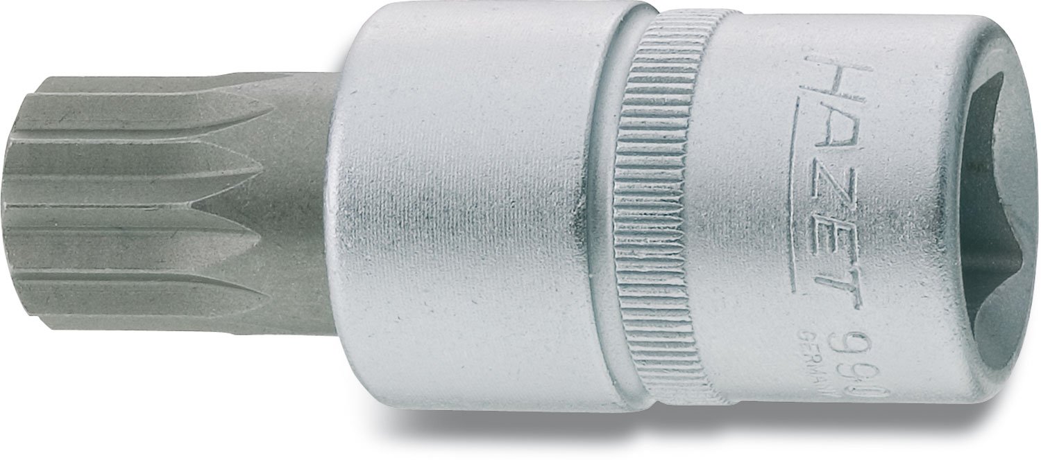 Hazet 990-6 Size 6 12.5mm/ 1/2-inch Internal Serration XZN Screwdriver Socket