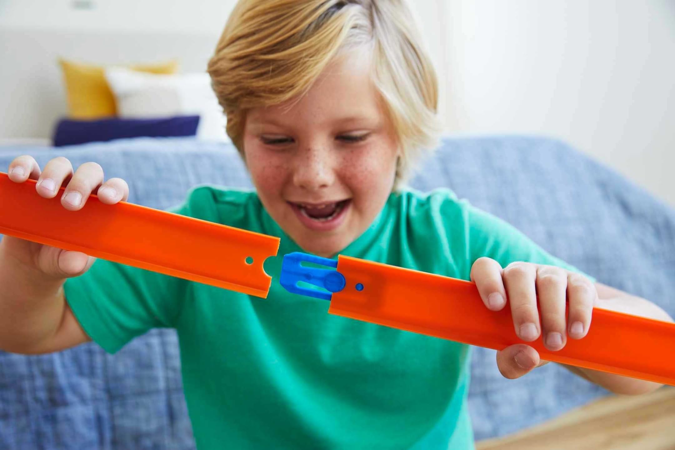 Hot Wheels TB Straight Track Orange