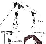 PRO BIKE TOOL Ceiling Mount Pulley System - Heavy Duty Garage Bike Hoist view 3
