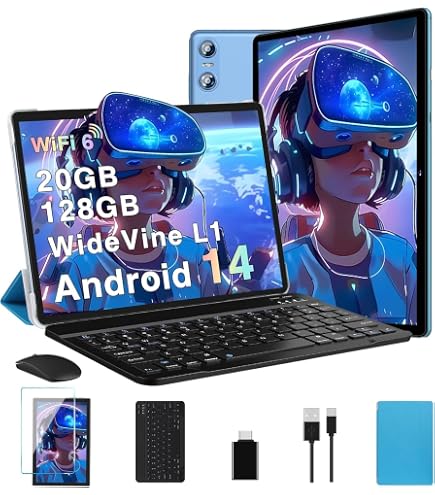Amazon.com: 2025 Tablet, 10 Inch Android Tablet 20GB RAM+128GB ROM