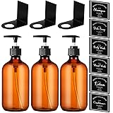 3 Sets Shampoo Dispenser for Shower Wall, Empty
