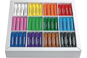 Colorations Tempera Paint Sticks, 144 Pcs, 12 Colors, Non-Toxic, Mess-Free Art Supplies for Kids, Bulk Set for the Classroom