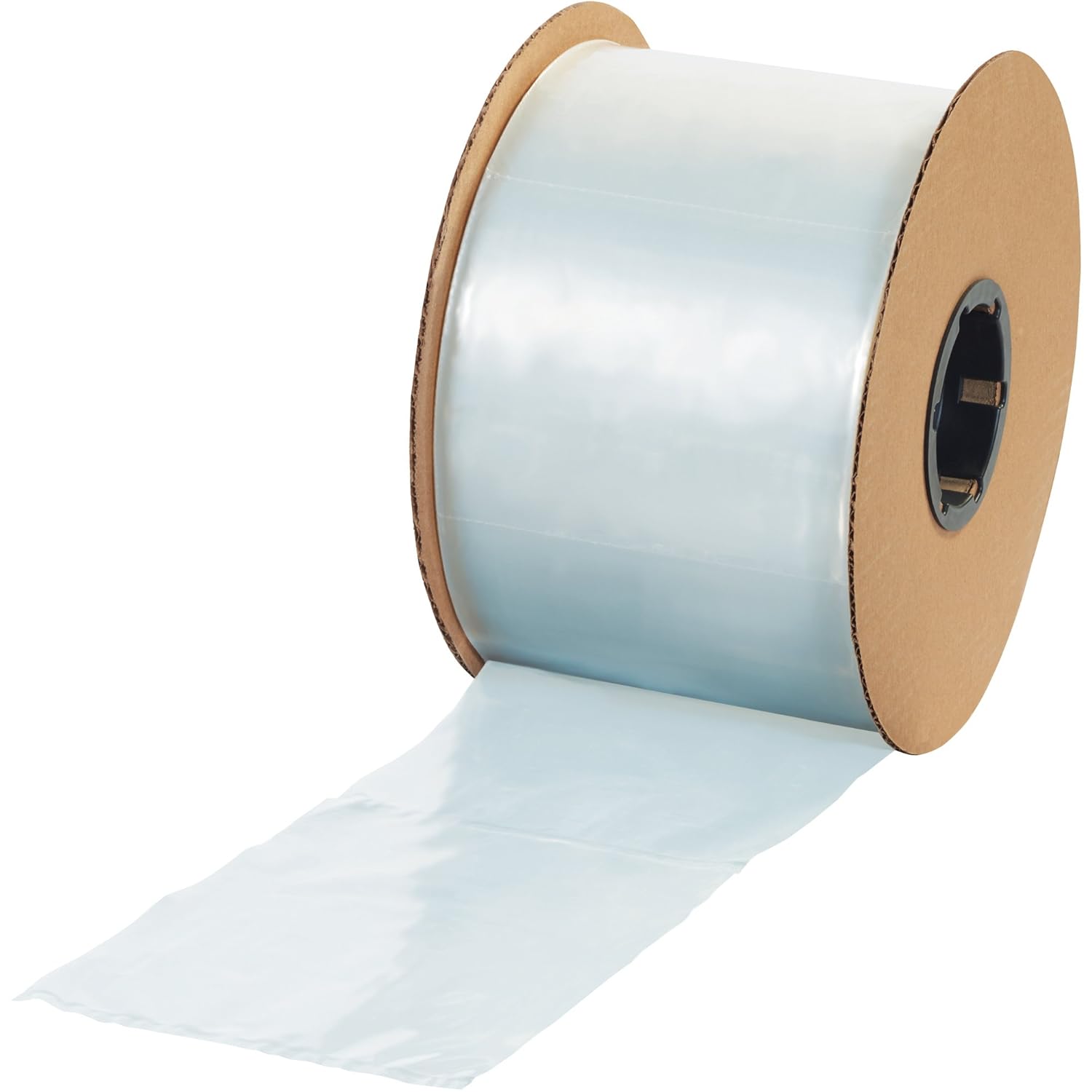 3" x 8", 2 Mil (1750/Roll) Clear Plastic Poly Bags on a