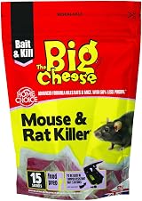 The Big Cheese 15-Pack Mouse & Rat Killer Pasta Sachets 10g Difenacoum