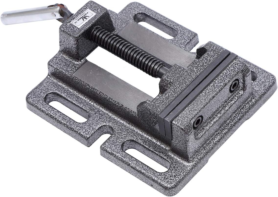 TOPWAY Drill Press Vice 100mm 4 Inch Professional Quality American Type Pillar Bench Drill Vice Clamp for Workshop Milling Machine Machinery Maintenance 403244 - Image 3