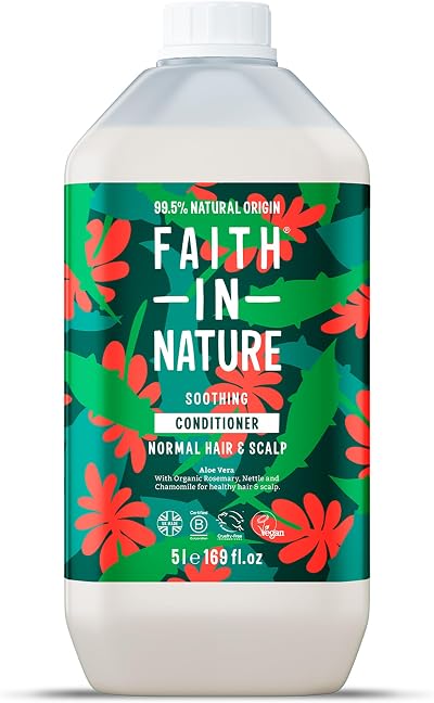 Faith In Nature Aloe Vera Conditioner 5L Refill Vegan Cruelty Free SLS Free