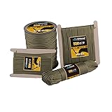 FISHLUND Paracord 550 lb, 7 Strand Type III