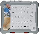 Bosch Professional 30 Pcs Mixed Router Bit Set 1/4 Inch Shank view 3