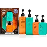 SpaLife Mens Body Wash Gift Set w/ Body Wash, Shave Gel, After-Shave Gel, Shampoo | Mens Skin Care Gift Set | Skincare Christmas Gifts for Men | Gifts for Men | Men's Skincare | 4-Piece