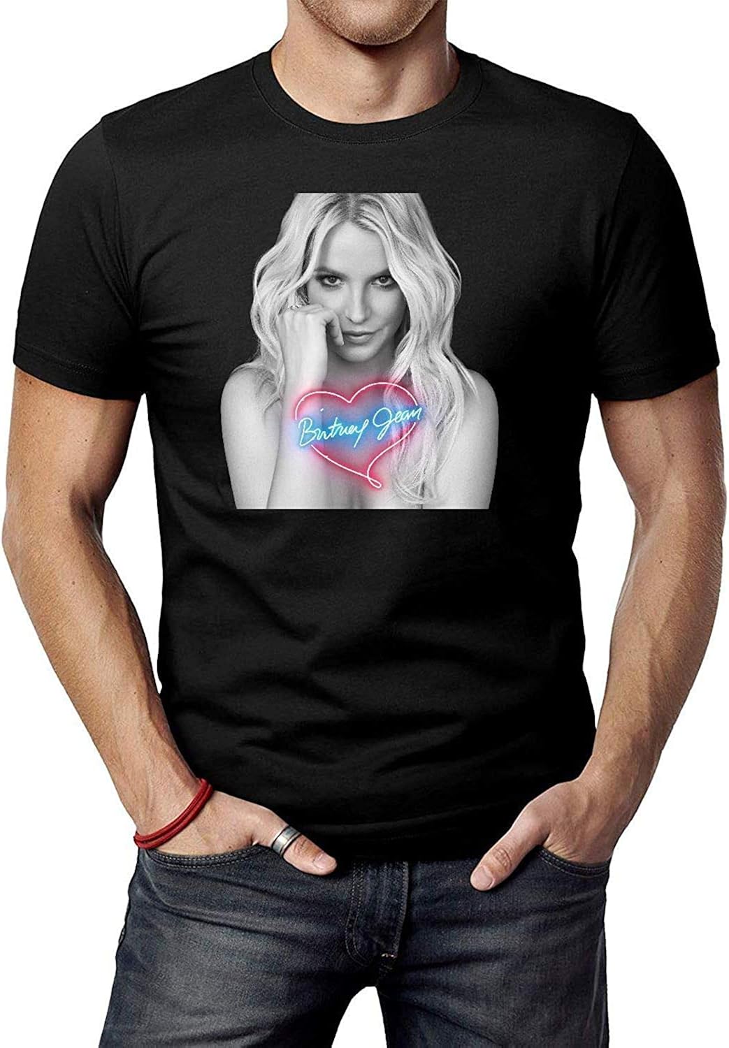 Men's TShirts Britney Spears Britney Jean TShirts Tee Black,Black,S
